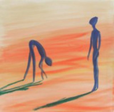 searching on the beach of passion